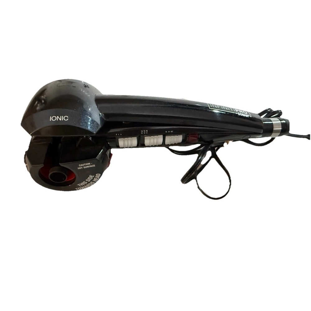 Conair Infinity Pro 2.0 Ionic Curl Secret Curl Styler Glossy Black 1 1/4” Attch